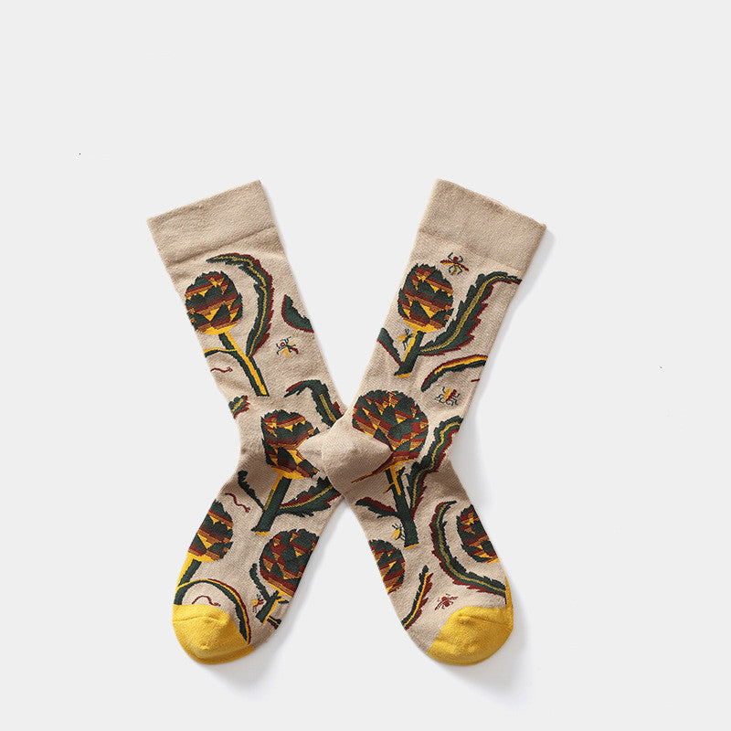 Cartoon graffiti socks - SARAH SOCKS