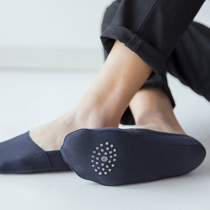 10 pieces summer new cotton invisible socks men's socks silicone non-slip invisible men's socks - SARAH SOCKS