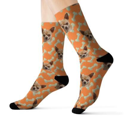 Pet head print socks - SARAH SOCKS