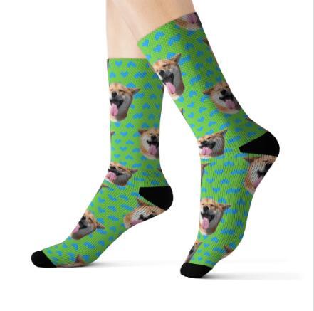 Pet head print socks - SARAH SOCKS
