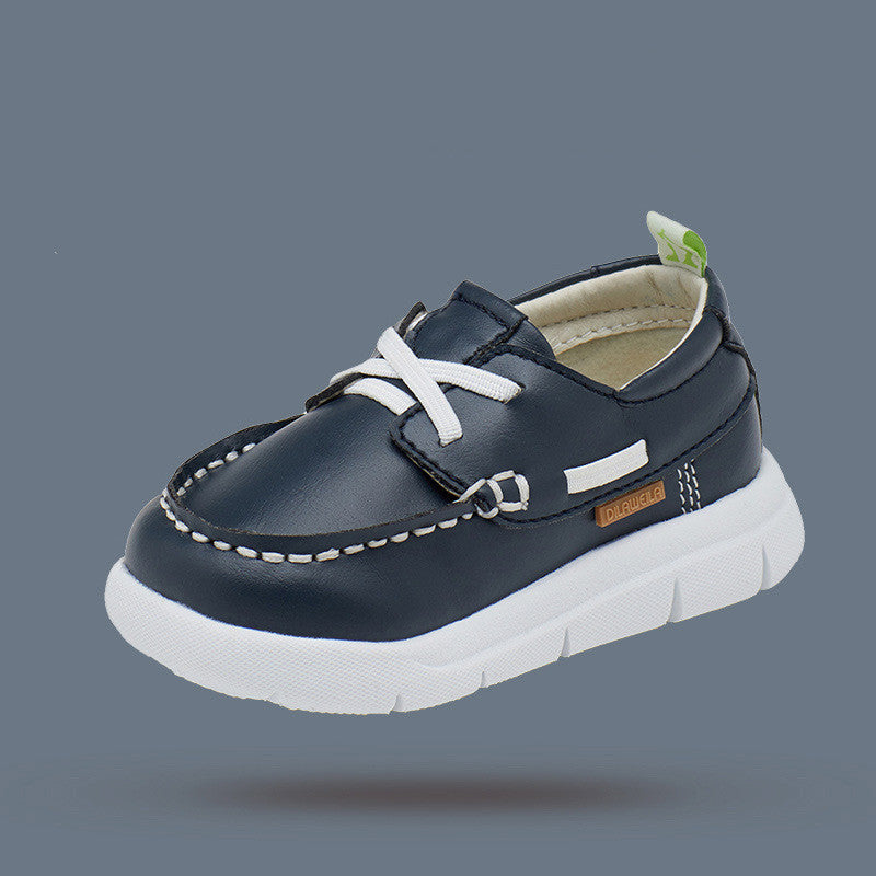 Boys' small leather shoes - SARAH SOCKS
