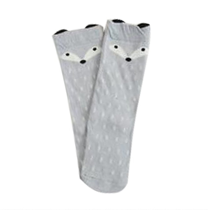 Spring and Autumn Cartoon Cute Fox Dot Stereo Breathable Children's Socks Boys and Girls Baby Cotton Socks - SARAH SOCKS