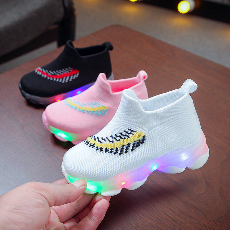 Sensor Light Led Light Socks Shoes Boys And Girls Light Shoes - SARAH SOCKS