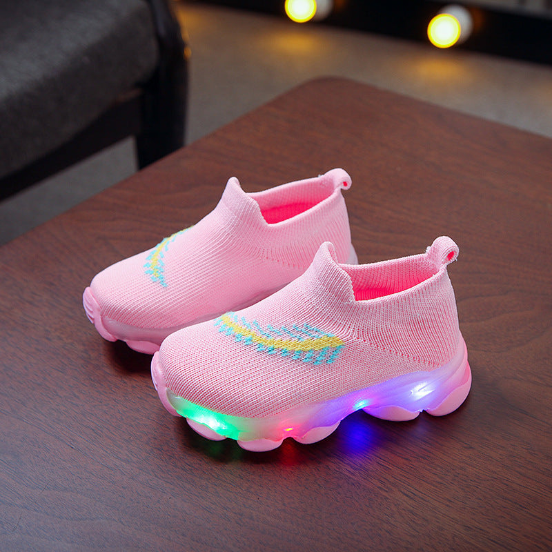 Sensor Light Led Light Socks Shoes Boys And Girls Light Shoes - SARAH SOCKS