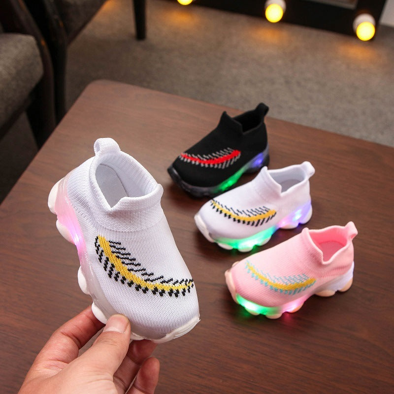 Sensor Light Led Light Socks Shoes Boys And Girls Light Shoes - SARAH SOCKS