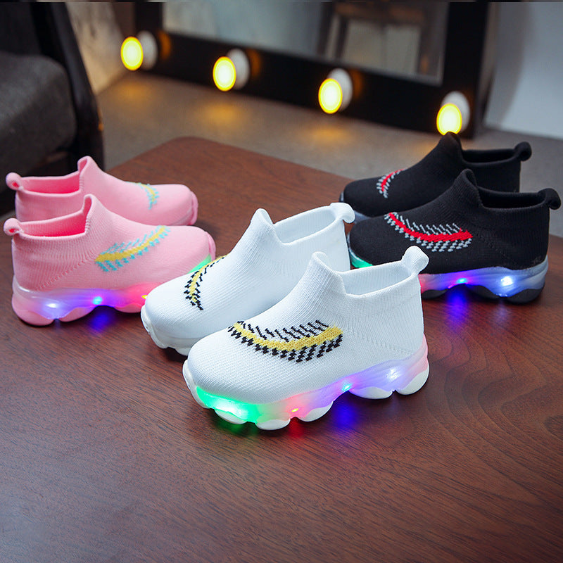 Sensor Light Led Light Socks Shoes Boys And Girls Light Shoes - SARAH SOCKS