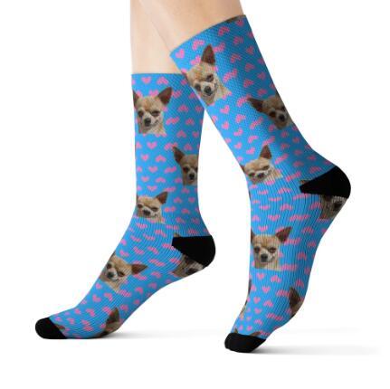 Pet head print socks - SARAH SOCKS