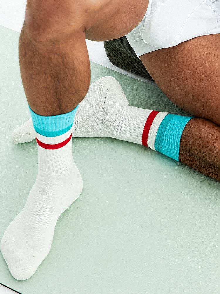 White exercise cotton socks - SARAH SOCKS
