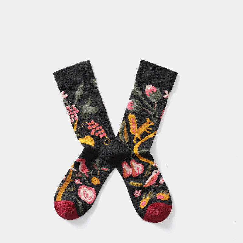 Cartoon graffiti socks - SARAH SOCKS