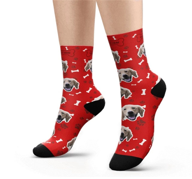 Pet head print socks - SARAH SOCKS