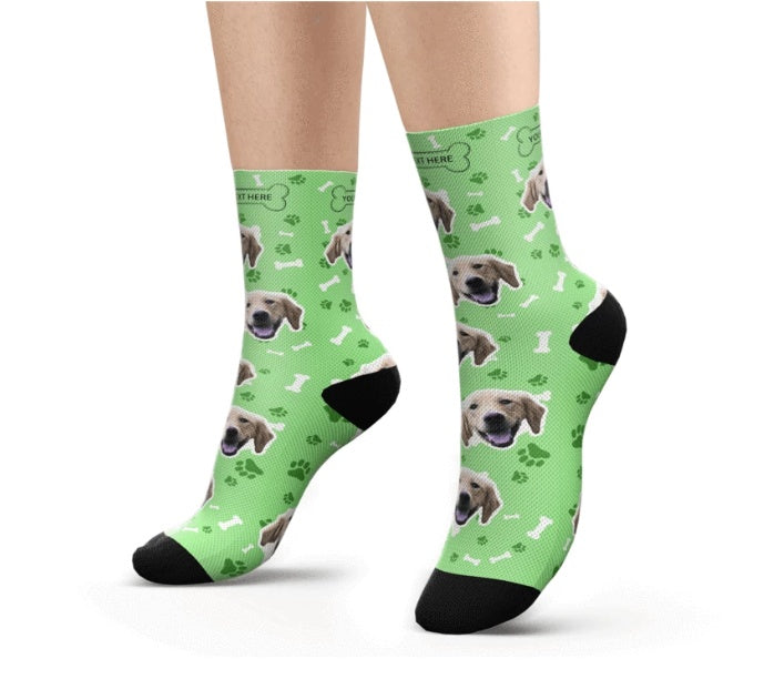 Pet head print socks - SARAH SOCKS