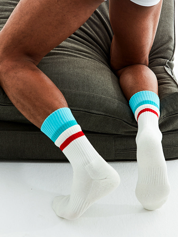 White exercise cotton socks - SARAH SOCKS