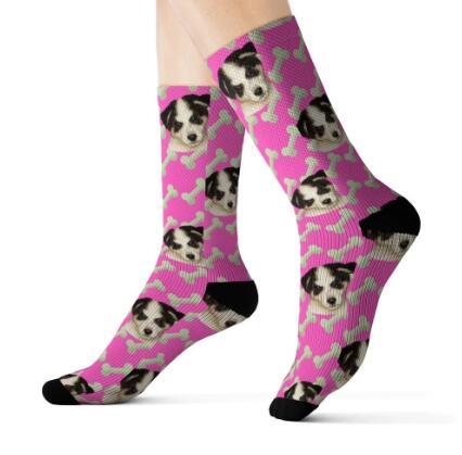 Pet head print socks - SARAH SOCKS