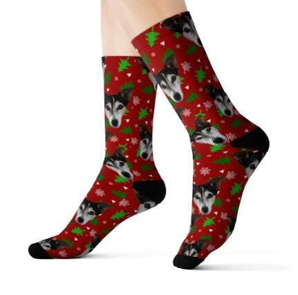 Pet head print socks - SARAH SOCKS