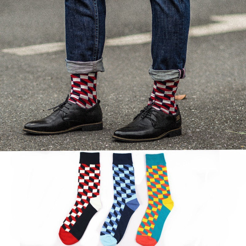 Plaid Men's Socks - SARAH SOCKS