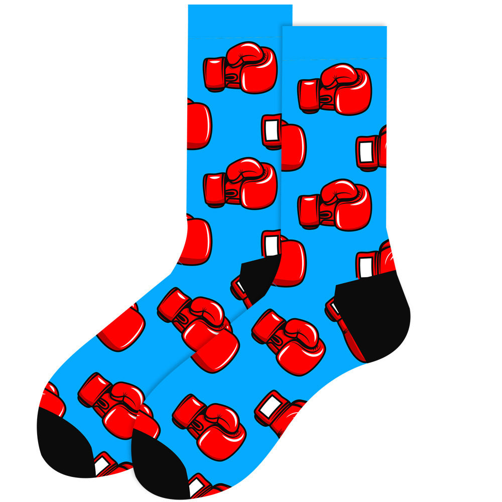 Animal Mid-calf Length Socks Geometric Men's Socks Tide - SARAH SOCKS