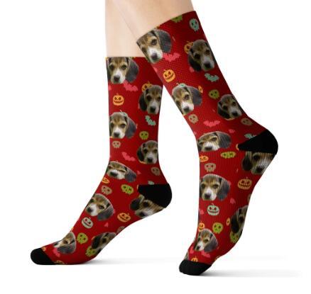 Pet head print socks - SARAH SOCKS