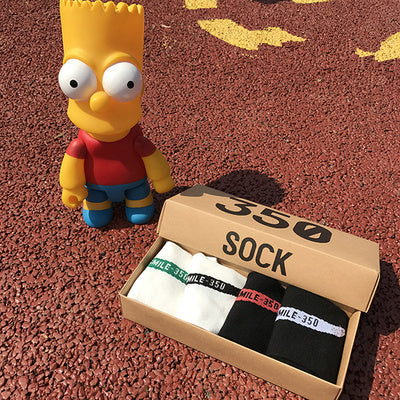 Boat socks 4 pairs gift boxed couple socks - SARAH SOCKS
