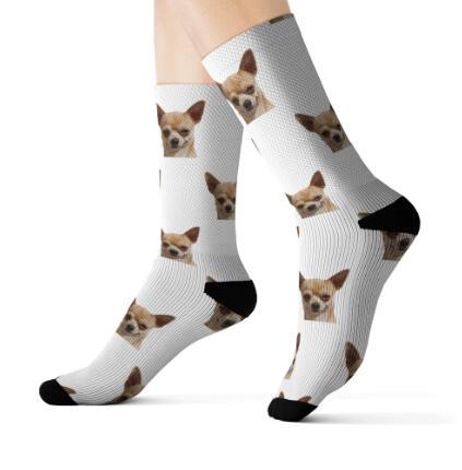 Pet head print socks - SARAH SOCKS
