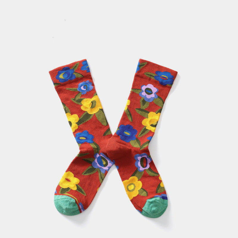 Cartoon graffiti socks - SARAH SOCKS