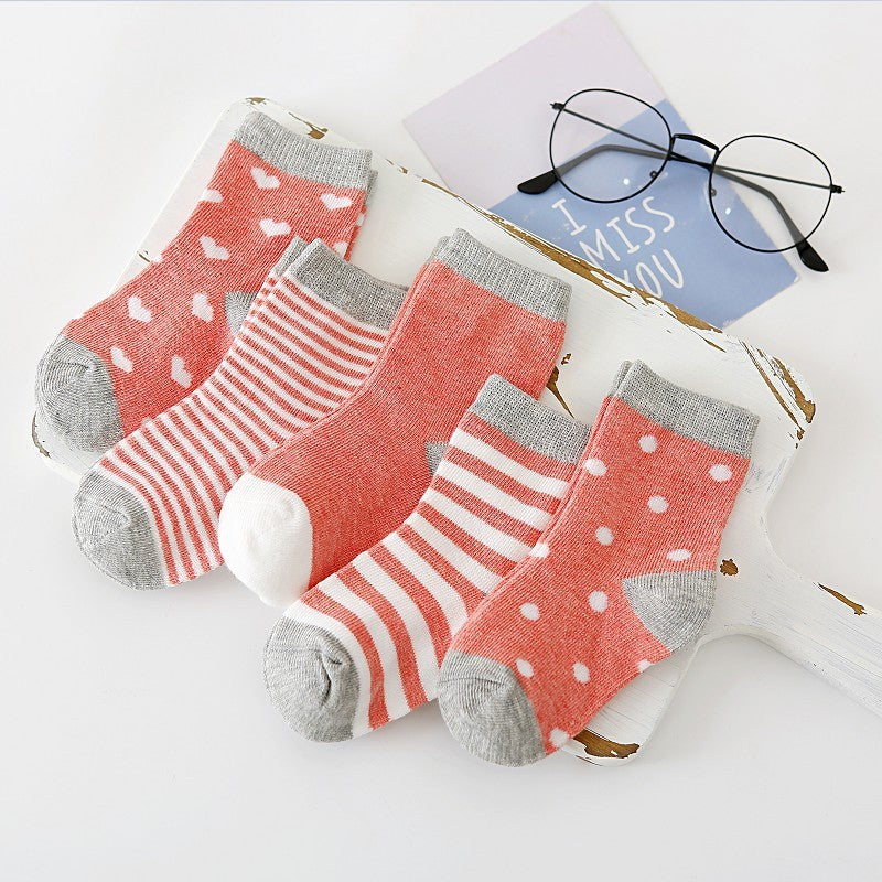 Boys And Girls Cotton Mid-tube Floor Socks - SARAH SOCKS