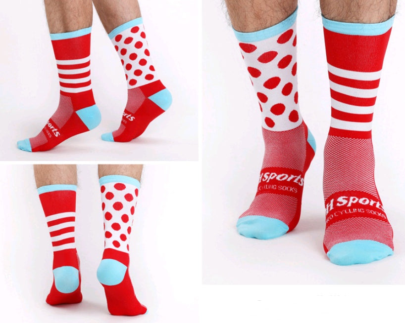 Cycling sports socks Four seasons long tube compression bicycles for men and women wear breathable sock - SARAH SOCKS