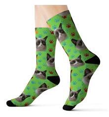Pet head print socks - SARAH SOCKS