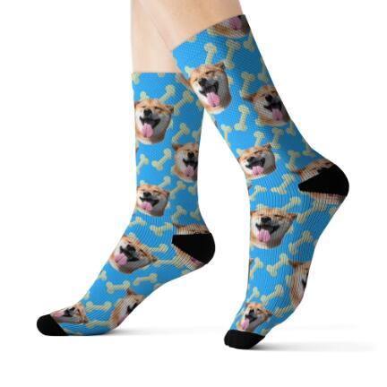 Pet head print socks - SARAH SOCKS