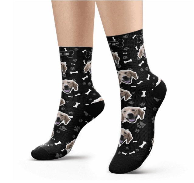Pet head print socks - SARAH SOCKS