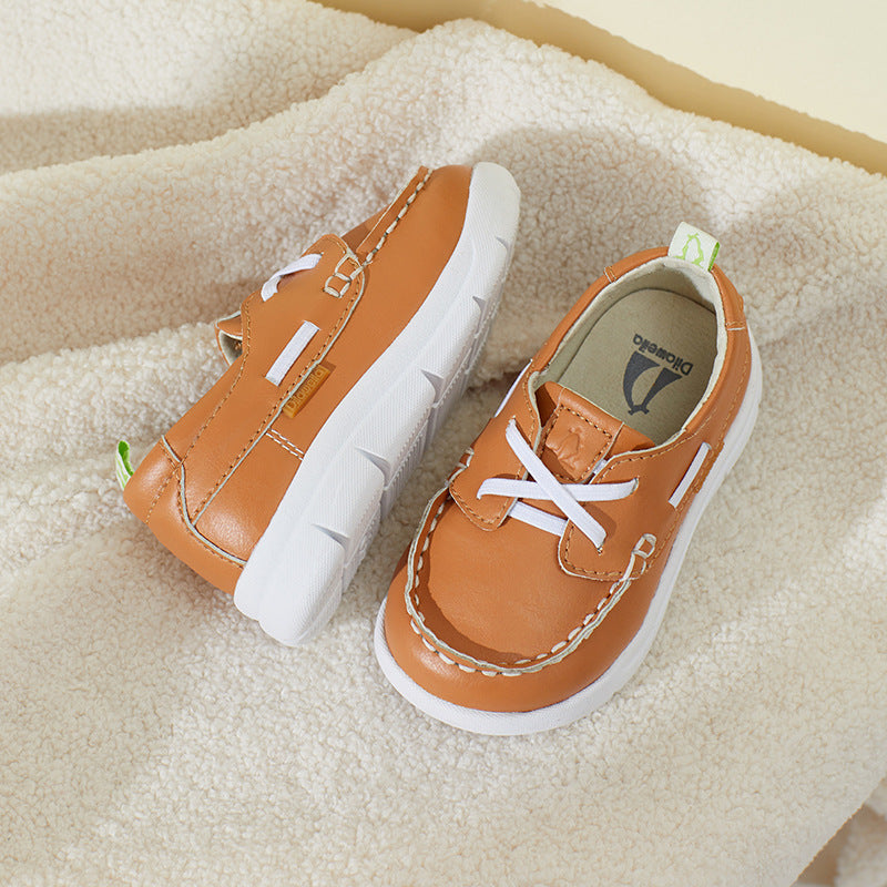 Boys' small leather shoes - SARAH SOCKS