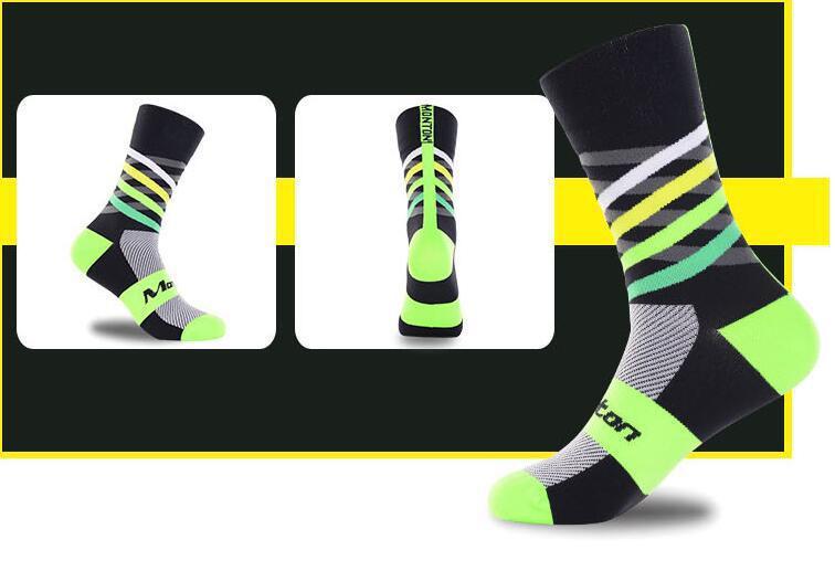 Nylon male female riding socks sports socks bicycle running stockings basketball socks soccer socks hiking socks - SARAH SOCKS