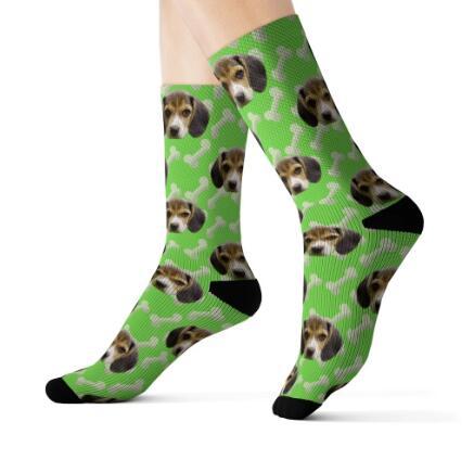 Pet head print socks - SARAH SOCKS