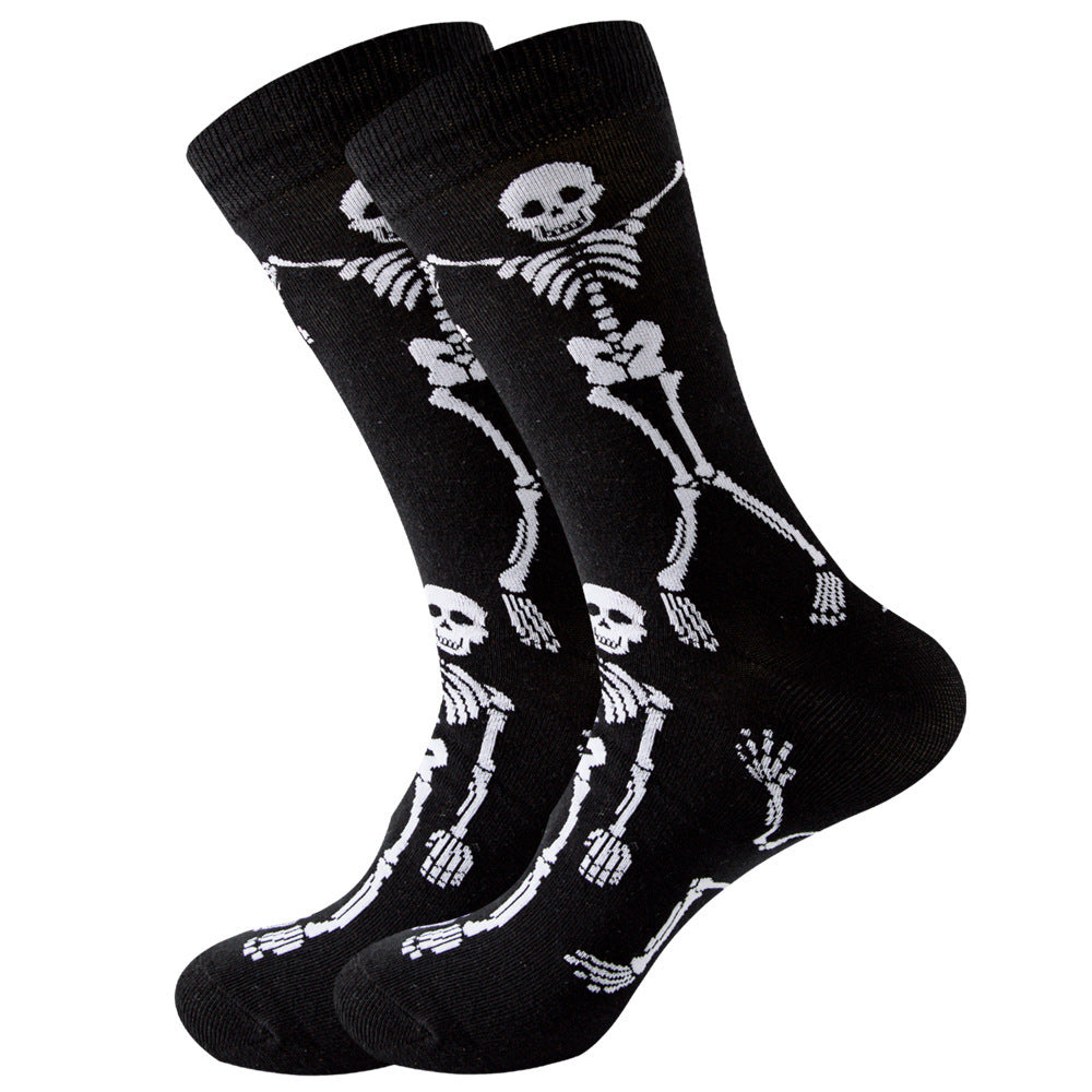 Animal Mid-calf Length Socks Geometric Men's Socks Tide - SARAH SOCKS