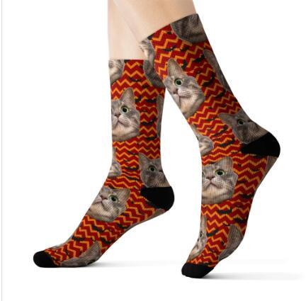 Pet head print socks - SARAH SOCKS