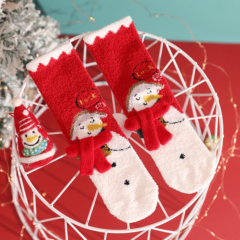 No Heel Parent-child Socks Warm Baby Socks - SARAH SOCKS