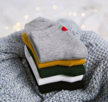 Women's autumn and winter cotton women's socks cotton socks love heart socks women's socks - SARAH SOCKS