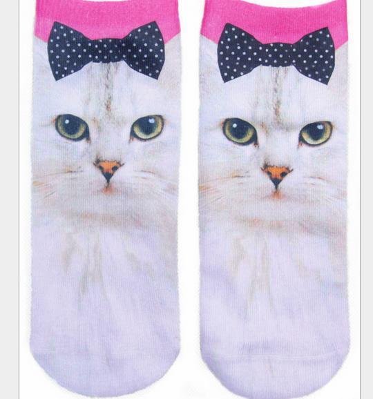3D Printing Socks Flip Flops Cartoon Creative Socks Men And Women Couple Socks - SARAH SOCKS