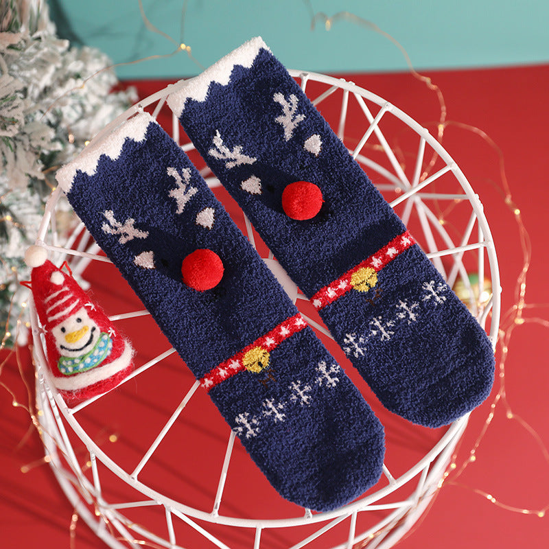 No Heel Parent-child Socks Warm Baby Socks - SARAH SOCKS