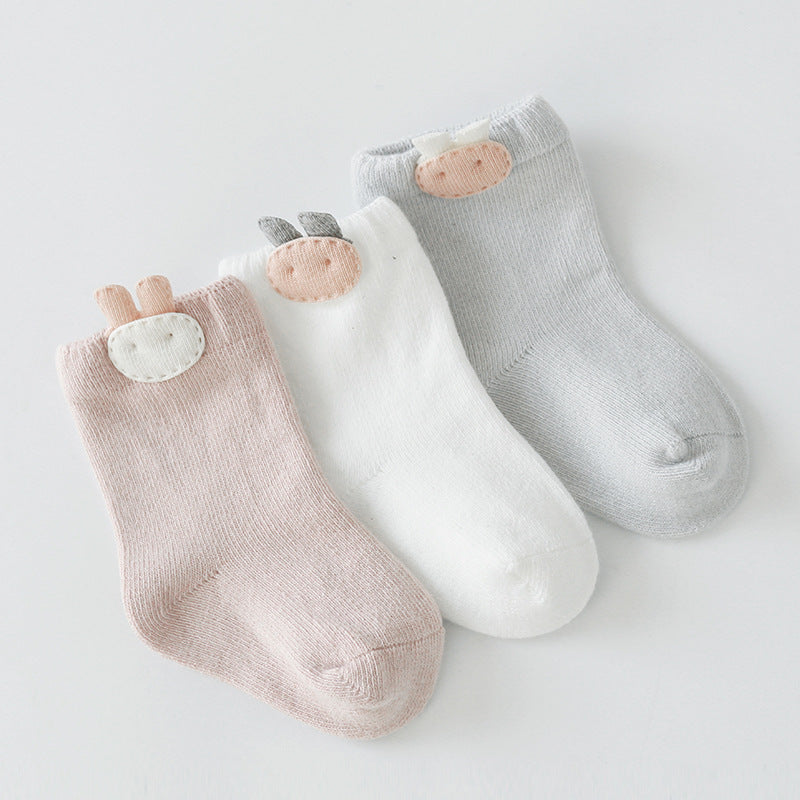 Baby Socks Combed Cotton Boneless Cartoon - SARAH SOCKS