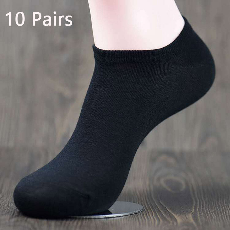10 paires Cotton  men's boat socks - SARAH SOCKS