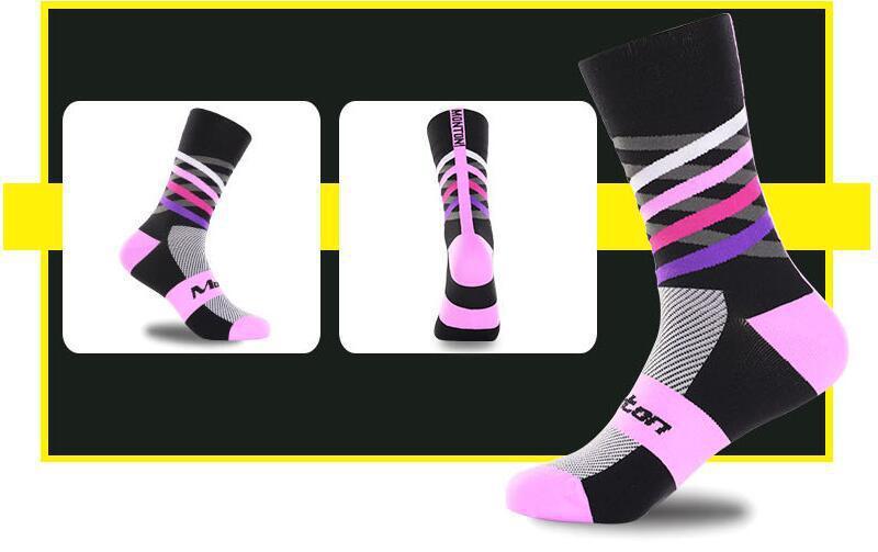 Nylon male female riding socks sports socks bicycle running stockings basketball socks soccer socks hiking socks - SARAH SOCKS