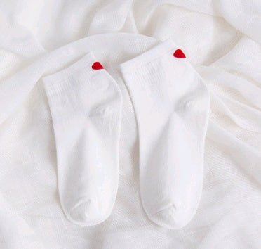 Women's autumn and winter cotton women's socks cotton socks love heart socks women's socks - SARAH SOCKS