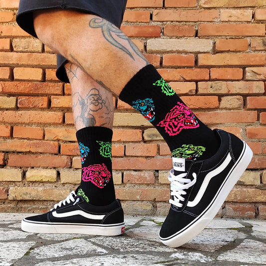 Street Sport Letters Japanese Trendy Socks Creative Tube Socks - SARAH SOCKS