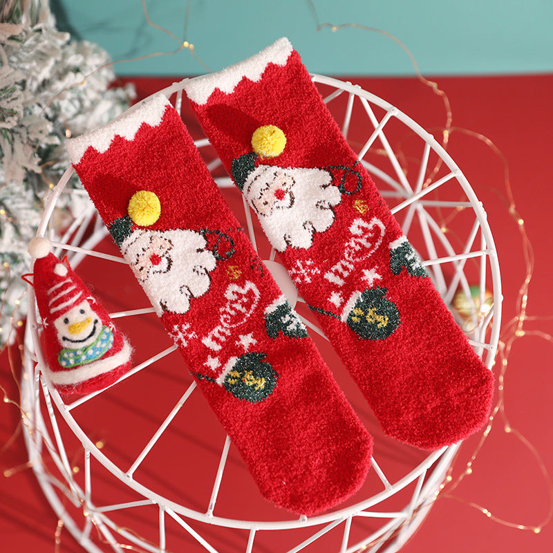 No Heel Parent-child Socks Warm Baby Socks - SARAH SOCKS
