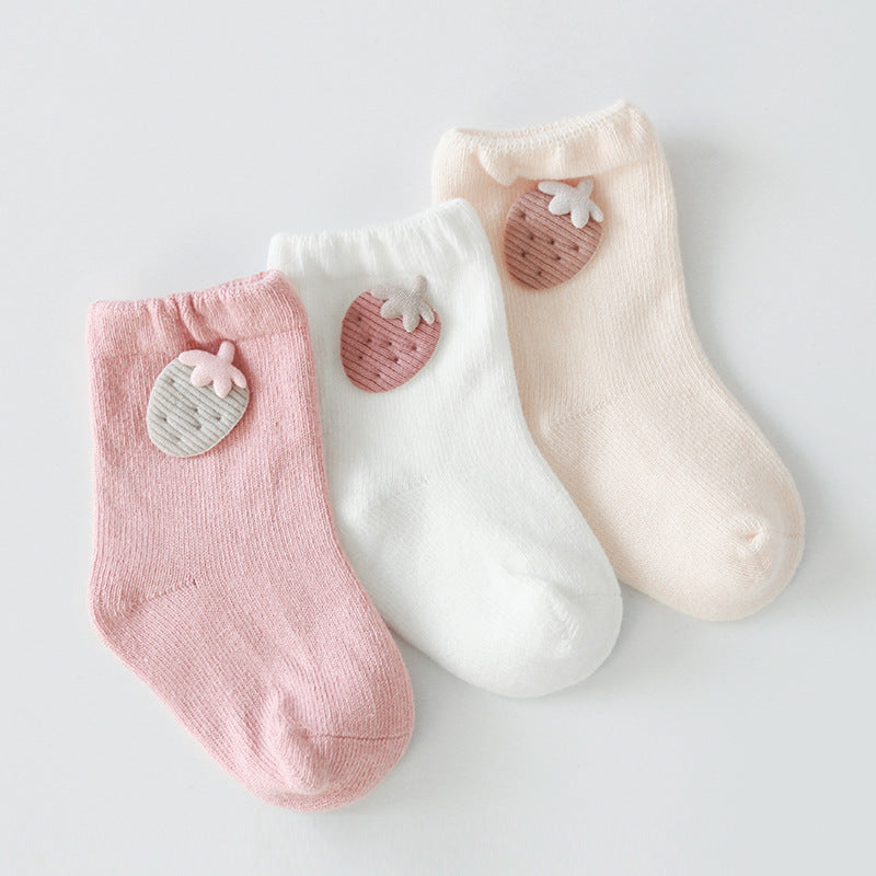 Baby Socks Combed Cotton Boneless Cartoon - SARAH SOCKS