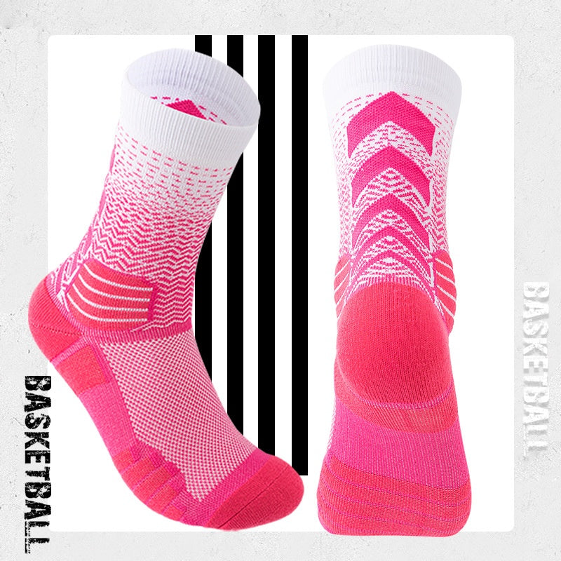 5 Pairs Mens Athletic Socks Cushion Running Socks Breathable Comfort For Sports Anti-odor And Anti-slip For Running Fitness Cycling - SARAH SOCKS