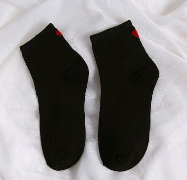 Women's autumn and winter cotton women's socks cotton socks love heart socks women's socks - SARAH SOCKS