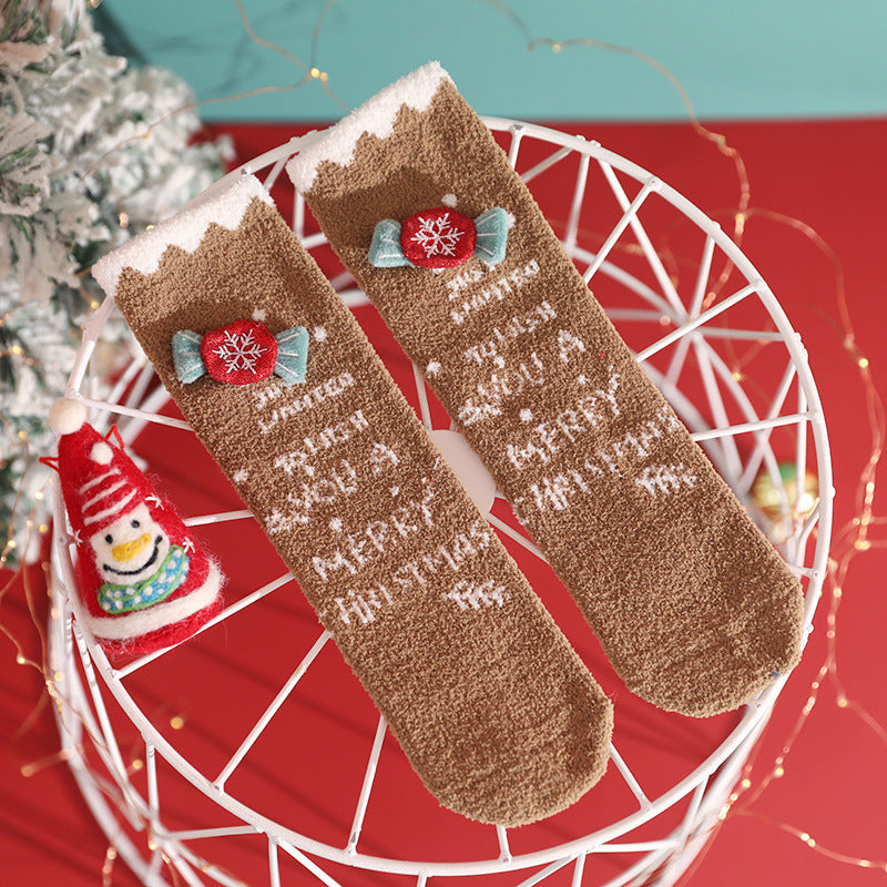 No Heel Parent-child Socks Warm Baby Socks - SARAH SOCKS