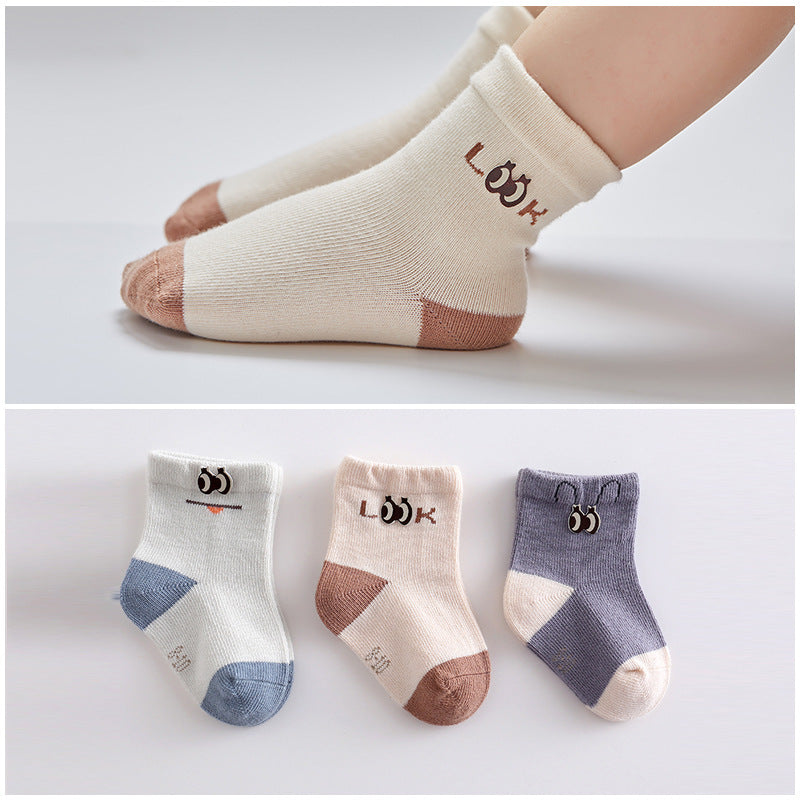 Cartoon Accessories Baby Socks Boneless Baby Cotton Socks - SARAH SOCKS