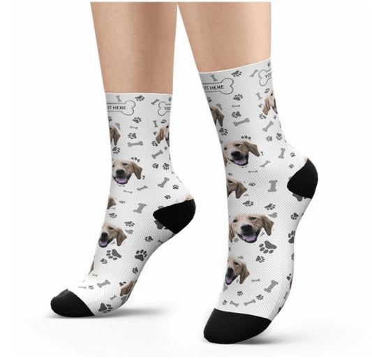 Pet head print socks - SARAH SOCKS